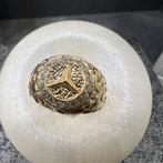 18k gouden ring heren mercedes nugget model, 20 of groter, Heer, Ophalen of Verzenden, Zo goed als nieuw