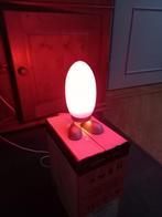 Vintage jaren '90, Ikea Dino Egg lamp rood, model 9806., Gebruikt, Vintage, vroeg jaren '90, Ophalen of Verzenden, Glas