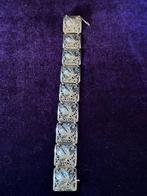 Vintage zilveren filigraan armband, Sieraden, Tassen en Uiterlijk, Armbanden, Ophalen of Verzenden, Gebruikt, Zilver, Zilver