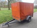 Huifaanhanger enkelasser aanhanger aanhangwagen bakwagen, Gebruikt