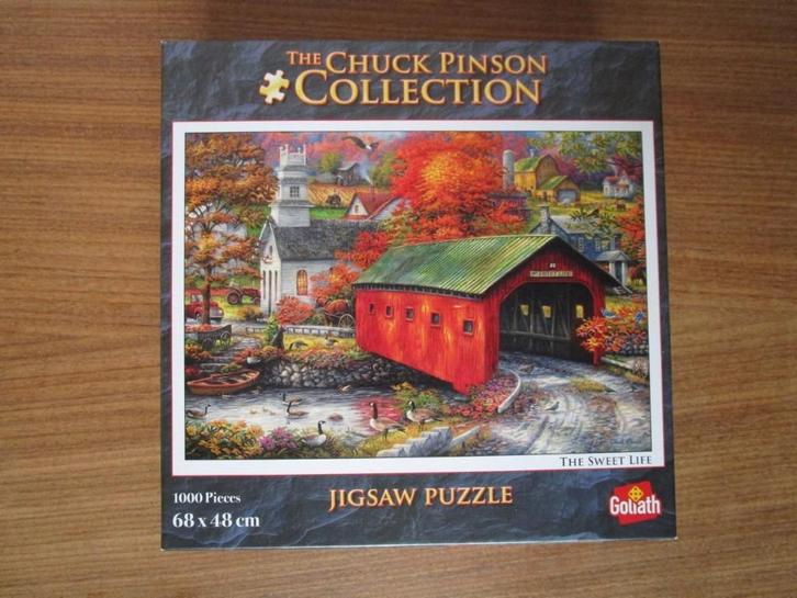 Nr.93: Puzzel van The Chuck Pinson Collection - The Sweet Li, Hobby en Vrije tijd, Denksport en Puzzels, Zo goed als nieuw, Legpuzzel