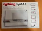 Rotring tekentafel A3, Hobby en Vrije tijd, Ophalen of Verzenden, Zo goed als nieuw, Papier, Schets- of Tekenboek