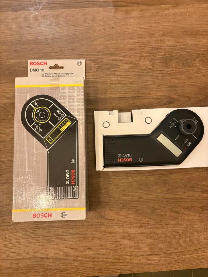 Bosch DMO 10 Metaaldetector - Nieuwstaat, Doe-het-zelf en Verbouw, Meetapparatuur, Zo goed als nieuw, Overige meters, Ophalen of Verzenden