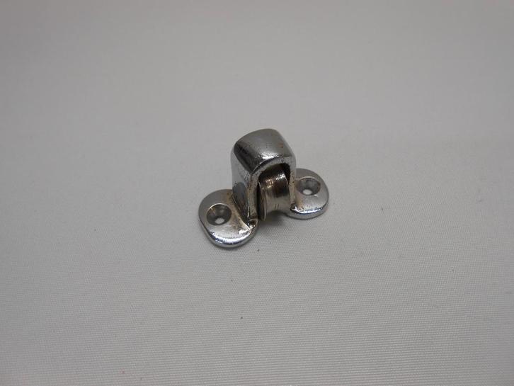 Staand doorvoerblokje, geleideblokje. verchroomd messing, Watersport en Boten, Accessoires en Onderhoud, Gebruikt, Lijn of Blok