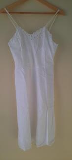 vintage onderjurk/negligee wit vervaardigd door Gerzon, Antiek en Kunst, Antiek | Kleding en Accessoires, Ophalen of Verzenden