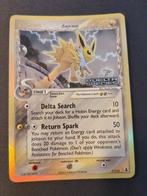 Jolteon Delta Species DS 7 Reverse Holo Stamped, Ophalen of Verzenden, Gebruikt, Losse kaart, Foil