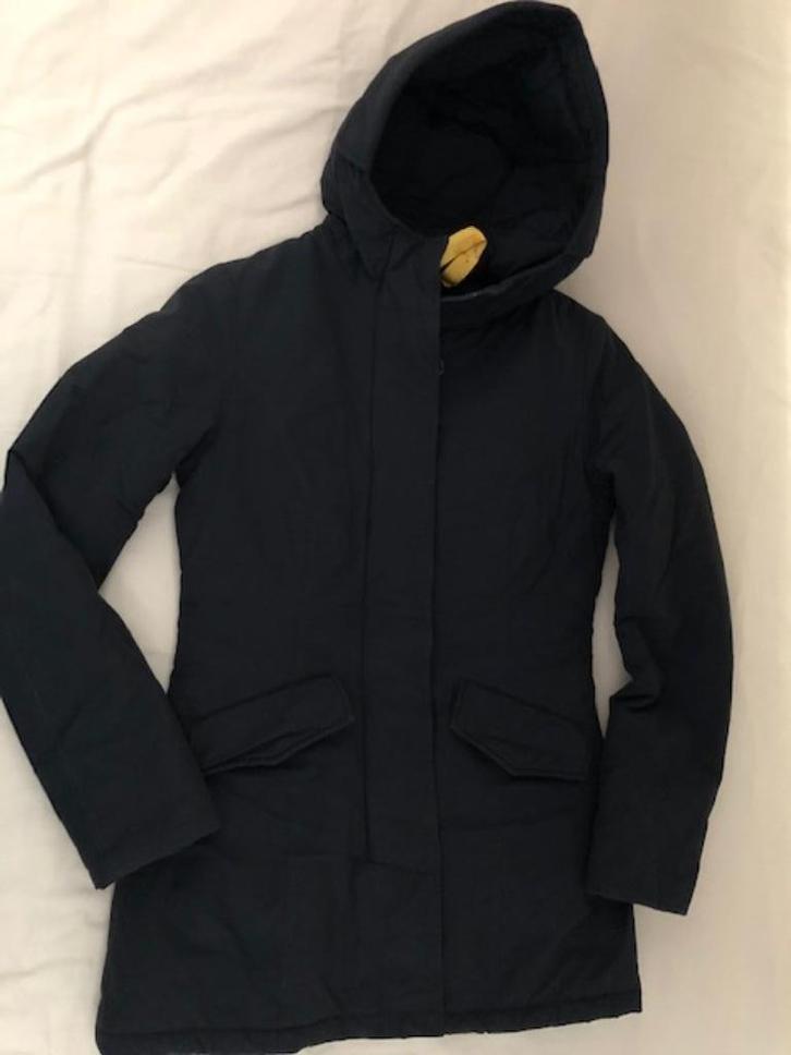 Donker blauwe winterjas van Fiore by Dekkers, maat 34, Kleding | Dames, Jassen | Winter, Gedragen, Maat 34 (XS) of kleiner, Blauw