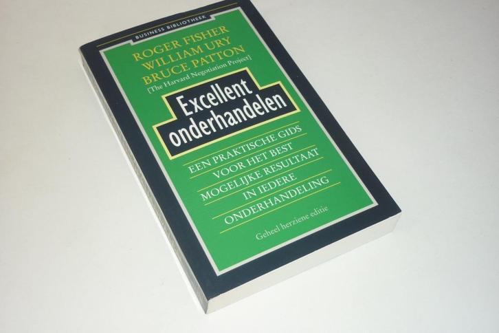 (Business Bibliotheek) Fisher / Ury: Excellent Onderhandelen, Boeken, Economie, Management en Marketing, Gelezen, Management, Ophalen of Verzenden