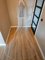 Bling strass steentjes sluier 300 cm ivory cecile calanthe, Kleding | Dames, Ophalen of Verzenden, Nieuw, Wit, Accessoires
