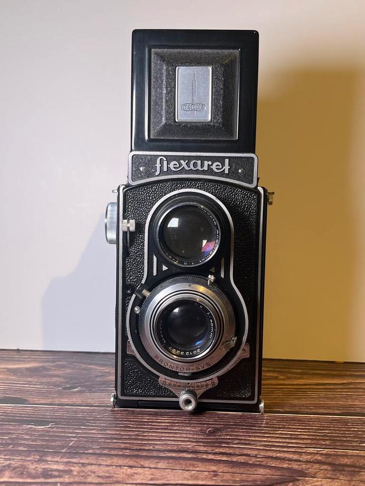 Vintage Flexaret SVS Camera, Audio, Tv en Foto, Fotocamera's Analoog, Gebruikt, Spiegelreflex, Overige Merken, Verzenden