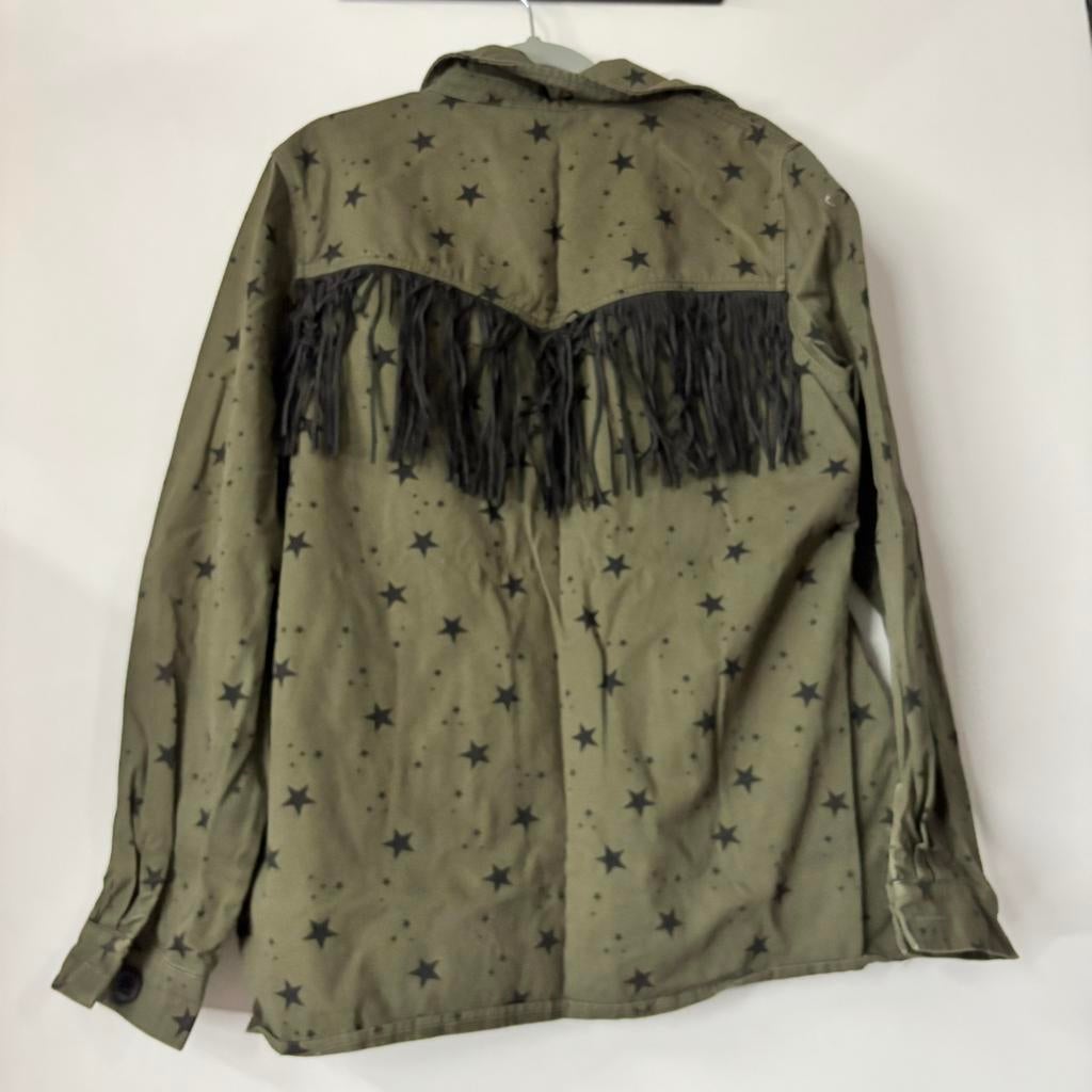 Colourful rebel jack, Kleding | Dames, Jassen | Zomer, Ophalen of Verzenden, Zo goed als nieuw, Maat 42/44 (L), Groen