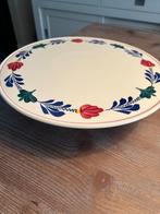 Prachtig taart plateau Boerenbont, Huis en Inrichting, Nieuw, Ophalen of Verzenden, Schaal of Schalen, Overige stijlen