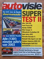 Autovisie #1 2003 Super test inhoudopgave zie foto 2, Gelezen, Algemeen, Ophalen of Verzenden, Autovisie