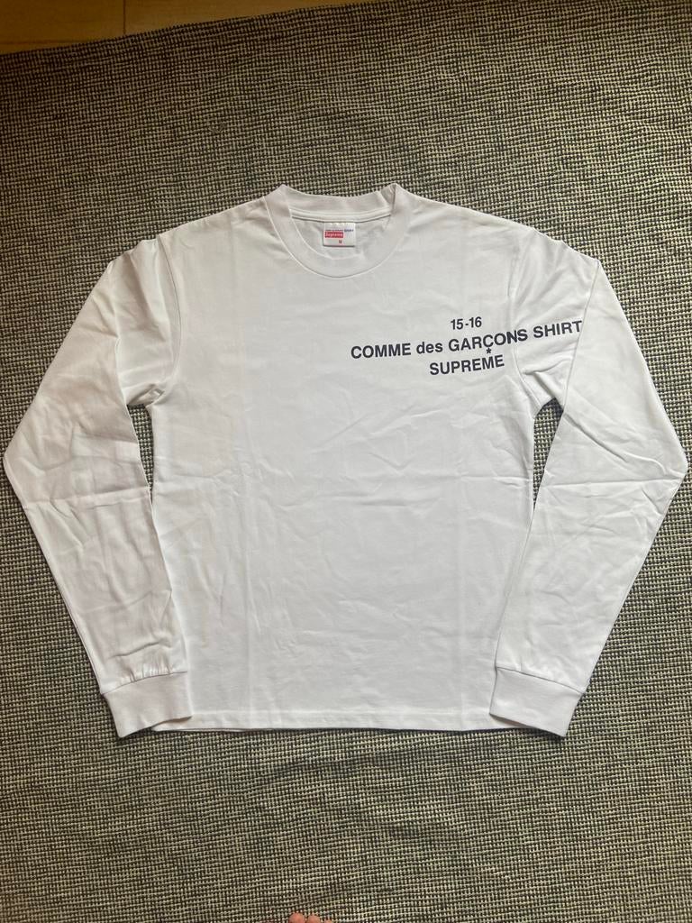 Comme des Garcons Longsleeve - Maat M - Nieuw, Ophalen of Verzenden, Nieuw, Maat 48/50 (M), Wit