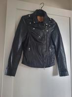 Goosecraft leren biker jas, Maat 38/40 (M), GOOSECRAFT, Zwart, Ophalen of Verzenden