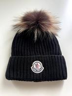 Moncler Muts Zwart met Pompon, Moncler, Maat 48/50 (M), Nieuw, Ophalen of Verzenden