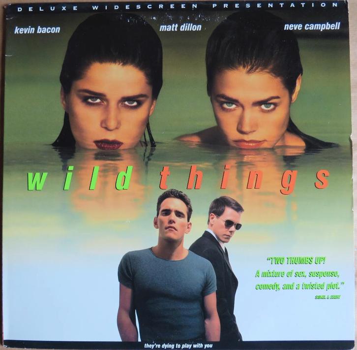 Wild Things, laserdisc, Cd's en Dvd's, Dvd's | Thrillers en Misdaad, Gebruikt, Overige genres, Vanaf 16 jaar, Ophalen of Verzenden
