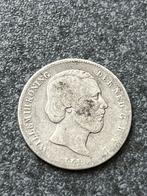 Halve gulden 1863, Postzegels en Munten, Munten | Nederland, ½ gulden, Koning Willem III, Zilver, Ophalen of Verzenden