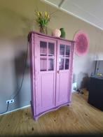 Oudroze Buffetkast - Vintage Charme, Huis en Inrichting, Kasten | Boekenkasten, Ophalen, 100 tot 150 cm, Vintage, 150 tot 200 cm