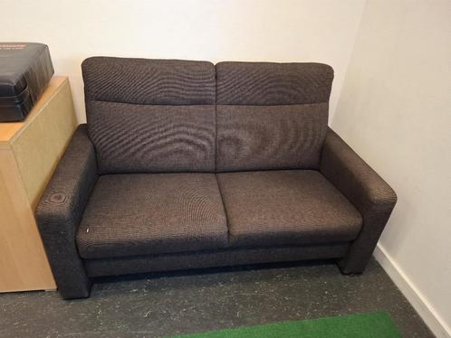 Bank stof, Huis en Inrichting, Banken | Bankstellen, Gebruikt, Rechte bank, Driepersoons, Minder dan 150 cm, 75 tot 100 cm, Stof