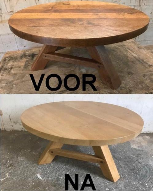 Gun uw tafel salontafel een 2e leven schuren lakken (kleuren, Huis en Inrichting, Tafels | Salontafels, Nieuw, Minder dan 50 cm