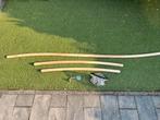 Houten Trapleuningen Nieuw incl. bevestiging, Doe-het-zelf en Verbouw, Ladders en Trappen, Ophalen, Nieuw, Trap, 2 tot 4 meter