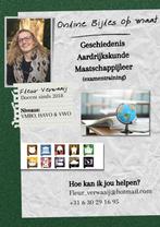 Online bijles geschiedenis, aardrijkskunde, examentraining, Diensten en Vakmensen, Bijles, Privé-les en Taalles, Bijles