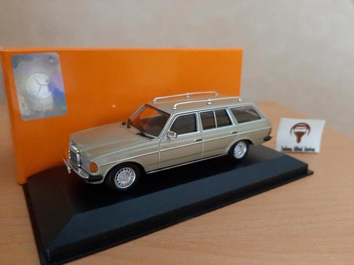 Mercedes Benz 230 TE (W123) lichtgroen met./Maxichamps 1:43, Hobby en Vrije tijd, Modelauto's | 1:43, Nieuw, Auto, Overige merken