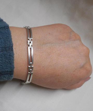 Zilveren vintage armband nr.434 beschikbaar voor biedingen