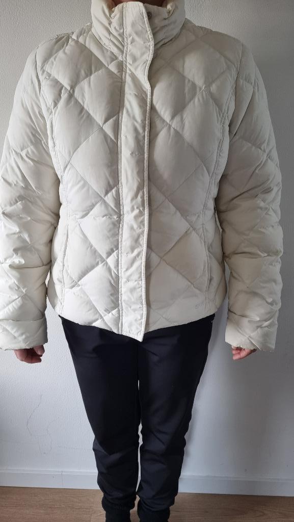 Dames winterjas Eddie Bauer. Maat L. Wit / gebroken wit, Kleding | Dames, Jassen | Winter, Zo goed als nieuw, Maat 42/44 (L), Wit
