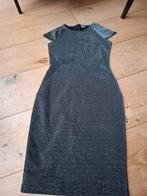 Glitter Kerstjurk Zilver Grijs - Maat 36, Kleding | Dames, Ophalen of Verzenden, Knielengte, Maat 36 (S), Grijs