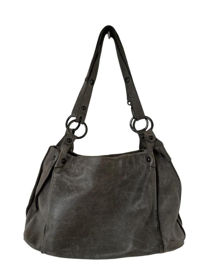 Fred de la Bretoniere schoudertas, Sieraden, Tassen en Uiterlijk, Tassen | Schoudertassen, Zo goed als nieuw, Overige merken, Grijs