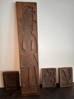 Speculaasplanken set van 4, Antiek en Kunst, Ophalen of Verzenden
