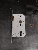 Nemef deurslot, Ophalen of Verzenden, Zo goed als nieuw, Rvs, Slot