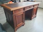 Antiek bureau met leder topblad, Antiek en Kunst, Ophalen of Verzenden