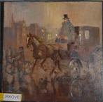 KOETS MET PAARD * OLIEVERF * Ad Cornelissen *, Antiek en Kunst, Verzenden