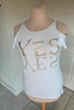 Witte ofshouder top, panacher, 38, Kleding | Dames, Tops, Maat 38/40 (M), Wit, Ophalen of Verzenden, Zo goed als nieuw