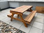 Houten Picknicktafel, Tuin en Terras, Picknicktafels, Ophalen, Gebruikt, Rechthoekig, Hout