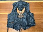 Vintage lederen harley davidson hesje jack jackje leer leder, Verzamelen, Ophalen of Verzenden, Zo goed als nieuw