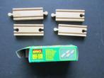 Brio (Origineel) 4 rechte rails 10,8 cm in doos, Ophalen of Verzenden, Gebruikt