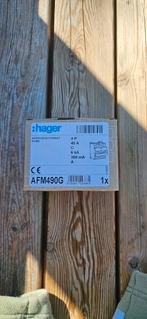 2x hager AFM490G Aardlekautomaat 40A C-kar 300ma, Ophalen of Verzenden, Nieuw
