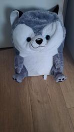 Grote xl husky knuffel, Kinderen en Baby's, Speelgoed | Knuffels en Pluche, Ophalen of Verzenden, Zo goed als nieuw, Overige typen