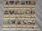 Klassikale leesplank aap noot mies, alle letters en plaatjes, Ophalen of Verzenden