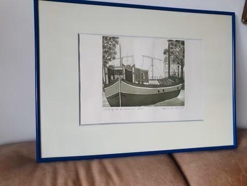 Laetitia de Haas Boot op het Prinseneiland 127/150 Amsterdam, Ophalen