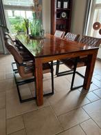 Eettafel 200x100, Huis en Inrichting, Complete eetkamers, Ophalen, Zo goed als nieuw, 4 tot 6 stoelen