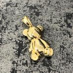 14 karaat gouden hanger beer model nieuw, Ophalen of Verzenden, Zo goed als nieuw, Goud, Kruis of Symbool