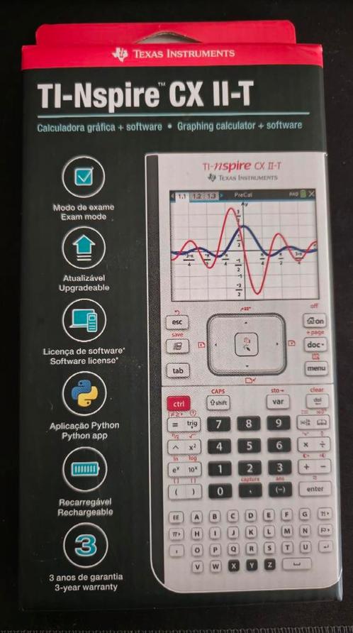 Texas Instruments | TI-NSPIRE CX II-T, Diversen, Rekenmachines, Zo goed als nieuw, Grafische rekenmachine, Ophalen of Verzenden