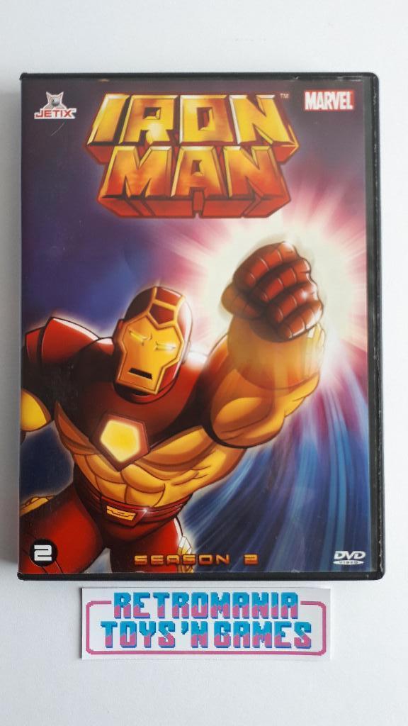 dvd marvel - iron man seizoen 2 deel 2 (animatie), Alle leeftijden, Verzenden, Zo goed als nieuw, Amerikaans