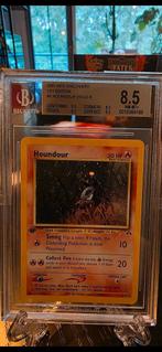 Houndour 1st ED Neo Discovery Beckett 8.5 NM-MT+, Ophalen of Verzenden, Zo goed als nieuw, Losse kaart, Foil