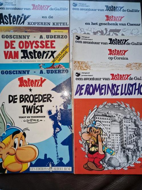6 mooie Asterix strips, Boeken, Stripboeken, Zo goed als nieuw, Meerdere stripboeken, Ophalen of Verzenden